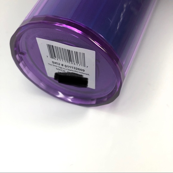 NEW Starbucks Summer RARE Purple Kaleidoscope Dome Cold Cup Tumbler Hard To Find - Picture 5 of 6